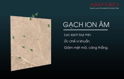 Gạch ion âm AMYGRES - Sản phẩm vì sức khỏe con người