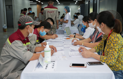 AMY GRUPO tổ chức khám sức khỏe định kỳ cho người lao động